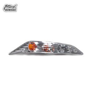 BORSKE motosiklet aydınlatma sistemi dönüş sinyal ışığı şeffaf Lens 12V pipizip 100 için ön dönüş ışıkları açtı - Product Image 6