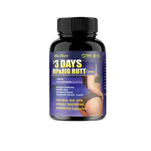 hot sell Black Maca Pills For Butt Hips enhancement Butt Enlargement Products Butt capsule