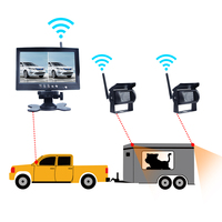 Moniteur de Vision nocturne LCD, 2 canaux, 7 pouces, avec caméra de recul, sans fil, pour camion