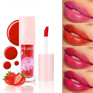 Rouge à Lèvres Liquide Hydratant <span class=keywords><strong>6</strong></span> Couleurs Longue Tenue, Teinte Lèvres et Joues Effet Blush Rose Cerise, Non <span class=keywords><strong>Collant</strong></span>, Maquillage Teinté pour les Lèvres - Product Image 1