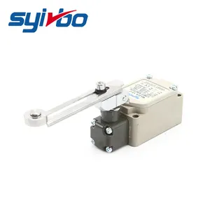 XINGBO Double-circuit adjustable stainless steel roller lever 12v waterproof limit switch