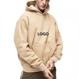 Apparel Hot Men's <strong>Clothing</strong> Men's Hoodies Sweatshirts Oem Custom Graphic Print Heavy Oversized Blank Hoodies Set - Product Image 3