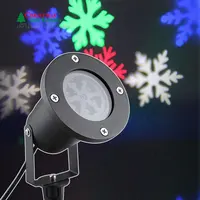 अनुकूलित आउटडोर हिमपात का एक खंड प्रोजेक्टर लेजर प्रकाश निविड़ अंधकार चलती हिमपात का एक खंड दीपक स्टेज क्रिसमस प्रकाश का नेतृत्व किया