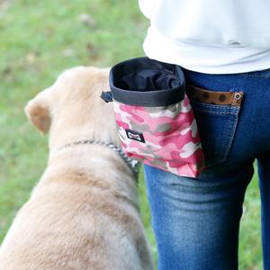 Fashionable Cloth Pet <b>Poop</b> <b>Bag</b> <b>Dispenser</b> and Food Treat Pouch for Dogs - Product Image 3