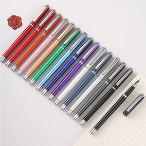 Custom Metal Pen with Logo Engraved Premium Ballpoint Gel Pen for Office Business Gifts Promotional Use