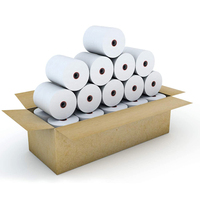 Rouleaux de papier pour imprimante POS thermique 80mm à alimentation directe d'usine 57X40 papier thermique écologique, sans BPA pour achat en gros