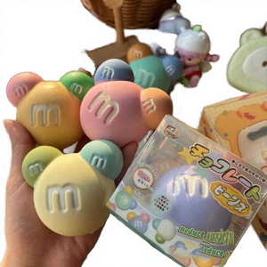 NOUVEAU Jouet Squishy en PU collant en forme de pain de haricots Mido, viral sur TikTok, anti-stress, cadeau unisexe, à partir de 14 ans, jouet de bureau, améliore l'humeur, thérapie par le jeu - Product Image 3