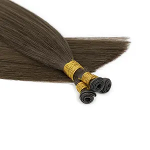 High Quality New Tendency Hand Tied Weft Human Hair Extension Genius Weft Can Be Cut Flat Invisible Weft