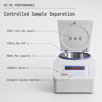 Centrifugeuse de laboratoire de table de haute qualité à équilibrage automatique, basse vitesse, 5500 tr/min, 32*15 ml