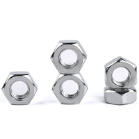 Écrous hexagonaux de machine en acier au carbone de qualité M6 C1035 ASTM A194 classe 8.8, zingués blancs, DIN934