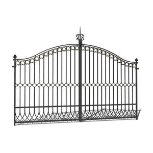 Porte et clôture en fer forgé de style moderne et luxueux Gates, design de porte d'entrée principale en fer, design de grille de porte en fer - Product Image 6