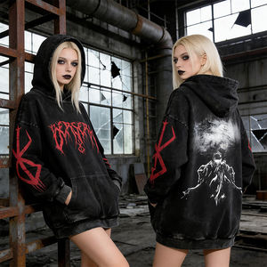 Sudaderas con Capucha <span class=keywords><strong>de</strong></span> Otoño para Mujer, Estilo Vintage Lavado, 420g, 100% Algodón, Estilo Urbano Y2K, Logotipo Personalizable, Suministro ODM - Product Image 3