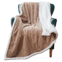 Couverture duveteuse et douce, Super doux, couleur unie, cordon Jumbo gris, lancer Jacquard, flanelle, polaire Sherpa, peluche Minky, couverture pour Sublimation, 1 pièce