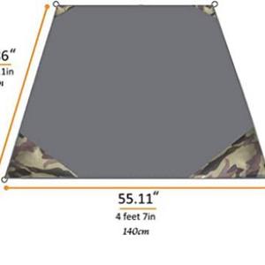 Manta de exterior Woqi 71x55 compacta, ligera, a prueba de arena, manta de bolsillo para playa, senderismo, viajes y camping. - Product Image 5