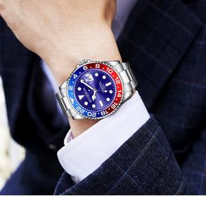 Reloj de Pulsera Besseron de Lujo para Hombre, Caja Redonda de Acero Inoxidable, Personalizable, con Cristal de Cuarzo, Incluye Caja - Product Image 4