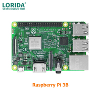 Lorida Original Raspberry Pi 3B 3 B Placas DE DESARROLLO 1,4 GHz CPU 512MB RAM WIFI Raspberry Pi 3 Modelo B
