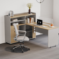 Bureau de direction moderne en bois durable, facile à assembler, avec tiroir, design ergonomique de luxe