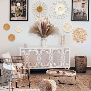 Decorazione De Cuisine Faite principale Noir macramè Tentures Murales decorativi Essentiels Boho Pour <span class=keywords><strong>La</strong></span> Maison Cadre supendu - Product Image 3