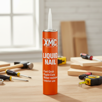 XMC XMCN08 Mastic silicone acétique à prise rapide sans clou, haute résistance, monocomposant, adhésif de construction résistant aux intempéries