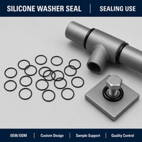Silikon-Dichtungsring-Set Maßgefertigte O-Ringe Wasserdichte Langlebige Dichtungen für Geräteanschlüsse Rohre OEM ODM