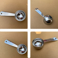 Ensemble de cuillères doseuses de qualité supérieure pour la pâtisserie, en acier inoxydable 18/8, 20 ml et 30 ml, pour sucre, farine, protéines en poudre, liquides, adaptées aux pots à épices
