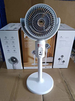 2025 électrique DC moteur piédestal ventilateurs télécommande 3 pales Oscillation faible bruit fort circulateur d'air extérieur hôtel plastique