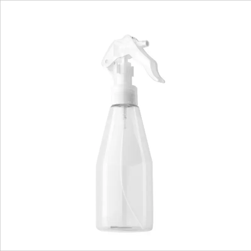 Botella de plástico transparente para mascotas, rociador de gatillo de niebla súper fina, a prueba de fugas, para limpieza de jardín, 200Ml