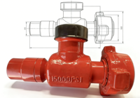 Soupape de sécurité à ressort robuste API 6A, directement de l'usine, pour la régulation de la pression des pipelines de puits pétroliers