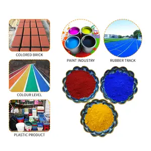 Demir oksit kırmızı/sarı/siyah/yeşil/mavi demir oksit pigmenti tuğla beton pigment için