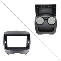 Cadre de lecteur de voiture 9 pouces Android GPS DSP pour BYD F0 2008-2015 LHD/RHD tableau de bord noir mat