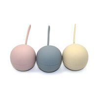 Porte-sucette facile à nettoyer, boîte de rangement en Silicone pour bébé, conteneur réutilisable