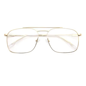 Gafas de ordenador con logotipo personalizado unisex, <span class=keywords><strong>lentes</strong></span> de luz antiazul a la moda, protección de Marco inoxidable para la vista - Product Image 1