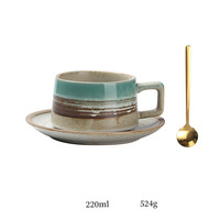 Tasse en céramique pour restaurant, café, thé de l'après-midi, latte, café, tasse créative pour petit-déjeuner à la maison, lait d'avoine, eau, cadeau de festival