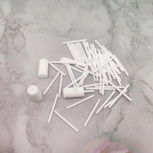 Recharge de désodorisant pour <span class=keywords><strong>huile</strong></span> <span class=keywords><strong>essentielle</strong></span> Bâton absorbant en fibre blanche Mèches en fibre aromatique Bâton en polyester - Product Image 5