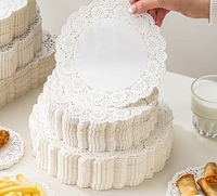 Napperons en papier de toutes formes et tailles, de haute qualité, fabriqués en Chine, napperons en dentelle
