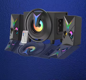 Logotipo personalizado Música multimedia 2,1 PC Escritorio RGB Luces Sistema <span class=keywords><strong>de</strong></span> cine en casa <span class=keywords><strong>de</strong></span> madera <span class=keywords><strong>Equipo</strong></span> <span class=keywords><strong>de</strong></span> música Sonidos Altavoz <span class=keywords><strong>de</strong></span> computadora <span class=keywords><strong>para</strong></span> juegos - Product Image 3