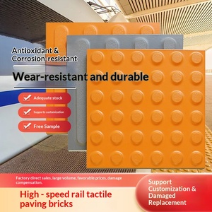 Baldosas Táctiles para Pavimento, Bloqueadores Antideslizantes para Acera, Guías Táctiles para Puntos Ciegos, Tiras Táctiles para Puntos Ciegos, Baldosas de Porcelana Completa - Product Image 4
