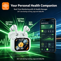 Écouteurs Traducteurs Sans Fil à Contrôle Tactile avec Longue Autonomie de Batterie et Assistant IA Portable pour Jeux, Sports et Musique