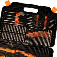 Kit de 246 forets multifonctions pour bois et métal, outils électriques, perceuse électrique, outils à main, pièces de réparation puissantes, 1 ensemble OEM robuste