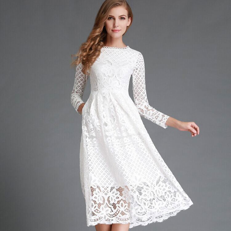 sachin and babi light blue dress Women Party Dress Mid Length Dresses Sexy Slim Fit Round Neck Puff Sleeve  Tight High Waist Hip Wrap Elegant Splice Vestidos main image 1