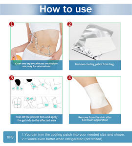 Tambalan hidrogel penjualan TERBAIK UNTUK lutut dan lengan penghilang nyeri kulit <span class=keywords><strong>Transdermal</strong></span> pendingin tubuh penghilang nyeri paket panas & dingin - Product Image 3