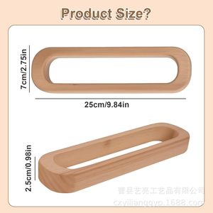 Toallero de madera de 1 barra, estante de almacenamiento multiusos para baño, montado en la pared - Product Image 3