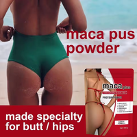 Complément Alimentaire en Poudre Protéinée Maca Plus pour l'Amélioration des Fesses et des Hanches, pour Adultes, 400g