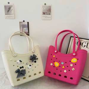 Summer Outdoor Travel EVA <b>Beach</b> <b>Bag</b> Large Capacity EVA Handbags Waterproof EVA Holes <b>Bags</b> - Product Image 4