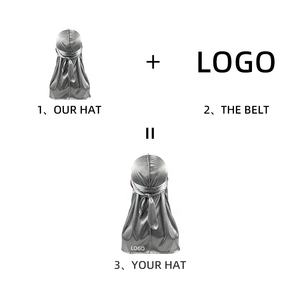 חם מכירה זול רב-זנב ראש עוטף כובע לוגו מותאם אישית משקולת עבור בונט כובע - Product Image 3