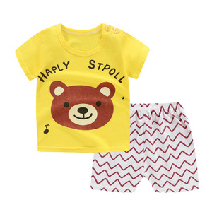 Robes d'été pour enfants, vente en gros, tenue décontractée, pour gros garçon et fille, ensemble deux pièces, bon marché, boutique chinois, 2020 - Product Image 5