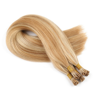 Estensioni per <span class=keywords><strong>capelli</strong></span> I-Tip a doppia trama, con cuticole allineate, lisce, di qualità russa, per tutti i colori - Prezzo all'ingrosso - Product Image 5