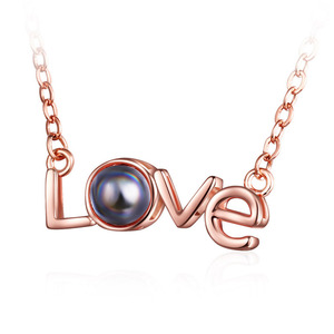 <span class=keywords><strong>Collier</strong></span> de projection « JE T'AIME » en 100 langues pour la mémoire de l'AMOUR, <span class=keywords><strong>collier</strong></span> ras du cou - Product Image 5