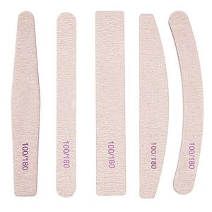 業務用オリジナルロゴ印刷 両面ダイヤモンド型 ゼブラグレー 80 100 120 150 180 240グリット エメリーボード ネイルファイル - Product Image 6