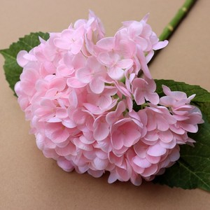 Hydrangeas artificiels en latex à toucher réel, grandes têtes, <span class=keywords><strong>fleurs</strong></span> d'hortensia vertes et blanches de haute qualité pour la décoration de mariage - Product Image 5